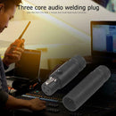 2x Mini XLR 3Pin Male Plug+Female Jack Audio Socket Mic Connector Adapter Black