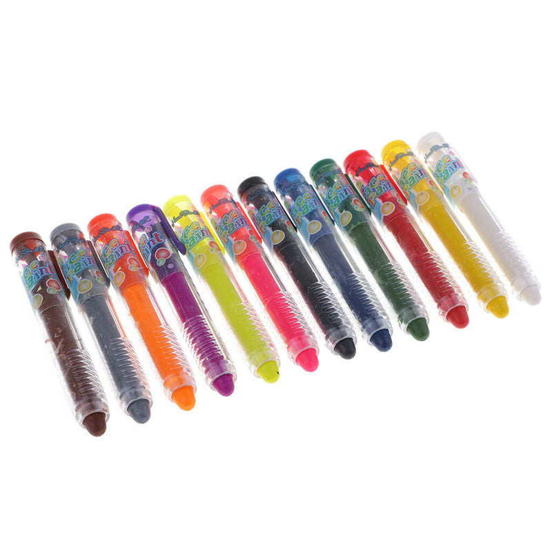 Face & Body Paint Make Up Palette Crayons-15/12 Colors, Fancy Face Paints