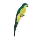 2pcs Imitation Feather Macaw Parrot Bird Statue Yard Tree Lawn Ornament