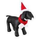 2pcs Pet Cat Dog Santa Hat Scarf Christmas Xmas Red Holiday Costume