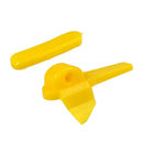 2x 53mm Auto Duck Head Inserts Tires Accessories Nylon Plastic Protective Bird