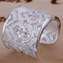 Zircon Heart Ring Women/Men Midi Finger Knuckle Rings Engagement Band Jewelry