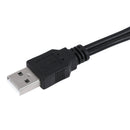 Sata To Usb 2.0 Dual 22Pin Adapter Cables External Power For 2.5''' Ssd OZ