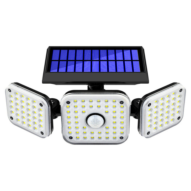 Solar Sensor Wall Light Waterproof 3Modes Garden Porch Street Lamp (112LED)