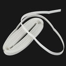 Ratio 2:1 7mm Dia White Polyolefin Heat Shrinkable Tube 6M 19.7Ft
