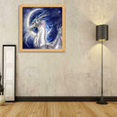5D DIY Full Drill Diamond Painting White Dragon Moon Cross Stitch Mosaic