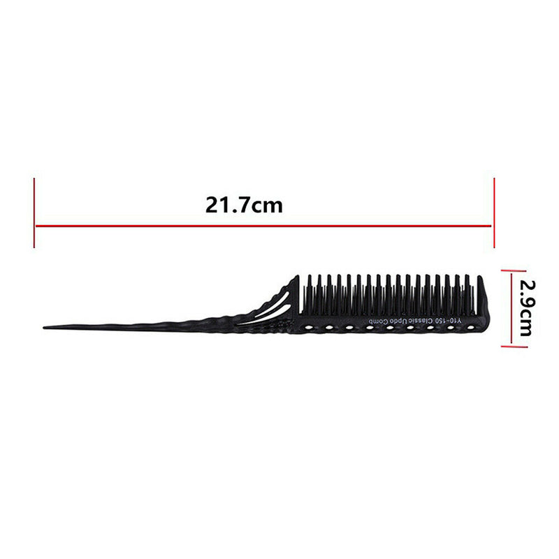 Anti-static Hairdressing Comb Hair Trimmer Comb for Hair Styling (Black)