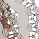 New Table Runner Embroidered Floral Table Cloth Pattern: