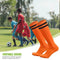 Children Sport Football Soccer Over Knee Baseball Kid Long Socks (Orange) A