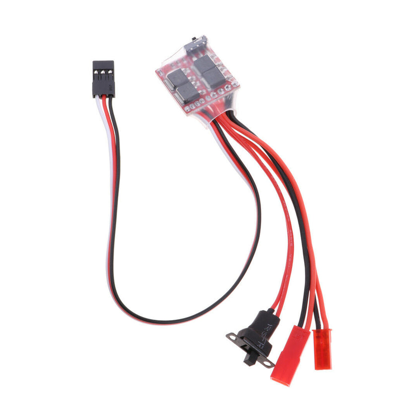 20A Brush ESC Speed Control for 1/16 1/18 1/20 RC Pickup Semi-monster Truck