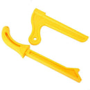 Yellow Plastic Woodworking Practical Push Block Hand Saw Plastic Push Stick A7Y2