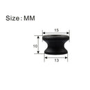 2x Ebony Guitar Strap Lock Button for Guitar Ukulele Bass Parts Accessories