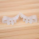 1pair Soft Silicone Protective Straightener Pedicure Overlapping Toe Separator