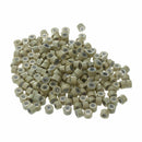 200 PCS 5mm Blonde Color Silicone Lined Micro Rings Links Beads Linkies For K8W1