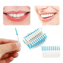 200pcs Disposable Interdental Brush Dental Floss Teeth Clean Dual Head T HZL