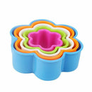 5pcs Colorful Fondant Cake Cookie Sugar craft Cutters Shapes Decorating Mol V8S6