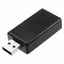 5X(7.1 Channel USB External Sound Card Audio Adapter M3O8)