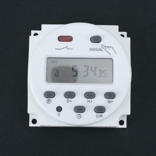 Digital LCD Display Power Timer Weekly Programmable Time Relay Switch(220V)