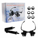 10X 15X 20X 25X Headband Repair Magnifier Light Eye Jewelry Magnifying Glasses