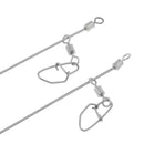 10Pcs Anti Tangle Booms with Strong Snap Bent Boom Anti-Tangle Fishing Rig M