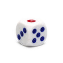 10x Six Sided Square Opaque 10mm D6 Dice Portable Table Games Tool c CES