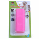 Budd Pet Soft Silicone Rubber Brush Dog Cat Grooming Shower Bath Brush Prof
