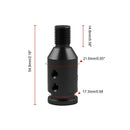 Universal Aluminum Shift Knob Adapter For Non Threaded Shifters 12X1.25Mm,C B4I2