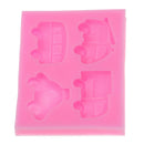 Car Shape Silicone Mold Fondant Cake Decorating Molds Polymer Clay Mou_J Gw