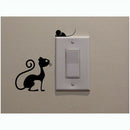 cat and mouse switch stickers living room kitchen wall stickers JR