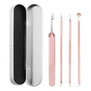 Stainless Steel Blackhead Facial Acne Spot Pimple Remover Extractor Comedone Kit