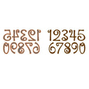 10pcs Number Metal Cutting Die DIY Photo Album Scrapbook Embossing Stencils