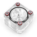 G1/4 Thread 6 Impeller 3 Ways Flow Meter Indicator for PC Water Cooling System