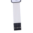 1x4 4 Key Matrix Membrane Switch Keypad Keyboard New 65x20x0.8mm White M3Z9