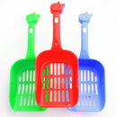 Cat Dog Pet Plastic Litter Tray Scoop Spoon Waste Scooper Poop S poo Shovel X1B8