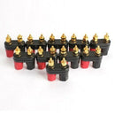 10pcs Terminal Binding Post Power Amplifier Dual 2-way Banana Plug Jack
