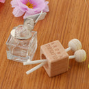 Car Air Freshener Hanging Glass Bottle for Essential Oils Car Perfume Bottle