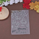 2pcs DIY Silicone Transparent Seals Stamps+Cutting Die for Album (MS-682) A
