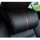 Memory Cotton Headrest Ergonomic Car Head Neck Rest Pillow Cushion Black