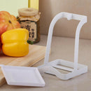 White Kitchen Utensil Pot Lid Holder Cutting Board Dish Plate Storage Rack
