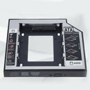Aluminum Universal SATA 2nd HDD SSD 9.5mm Hard Drive Caddy Adapter for Laptop PC