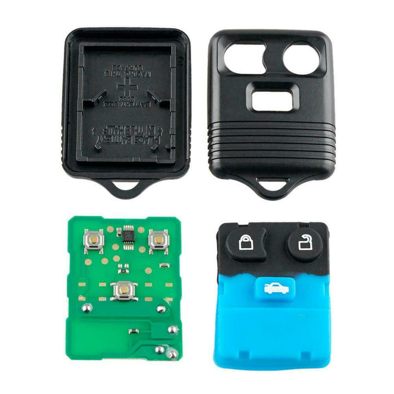 433MHz 3 Button Remote Key Fob Case w/ Chip for TRANSIT MK6 TRANSIT CONNECT