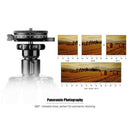 Camera Pan Base With Arca Swiss Style Plate, 0.95Cm Screw Aluminum Panorami E1W1