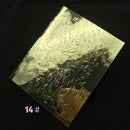 16PCS Women Nail Art Stickers  Flame Reflections Tape Adhesive Foils DIY Decor