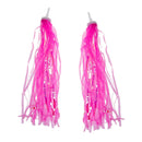 2PCS Bike Streamers Tricycle Kids Girls Handlebar Grip Tassels Pink 11inch