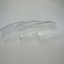 20 x Transparent color Plastic Hair Clips Side Combs Pin Barrettes 70X40mm N4E5