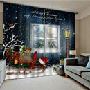 Christmas Curtains for Bedroom Thermal Insulated Curtains for Living Room Window