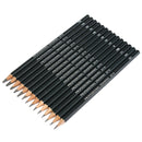 14pcs Artists Sketch Drawing Pencil Set 12B-6H Sketching Art Craft Gift Black xf