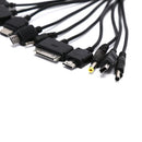 Universal 10 in 1 Multi-Function Cell Phone Game USB Charging Cable ChargerO Cy