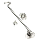 Stainless Steel Cabin Hook And Eye Latch Lock Shed Gate Door Catch Silent H F1U6
