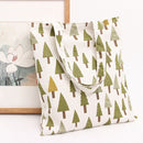 Fashion Women Cotton Linen Shopping Tote Carrying Shoulder Eco Reusable Bag BX